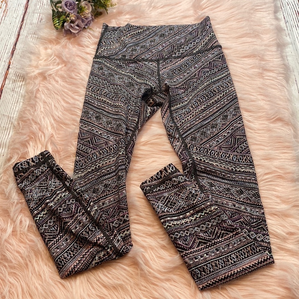 Lululemon Wunder Under High Rise Tight Engineered Full On Luxtreme Tribal Pace 4